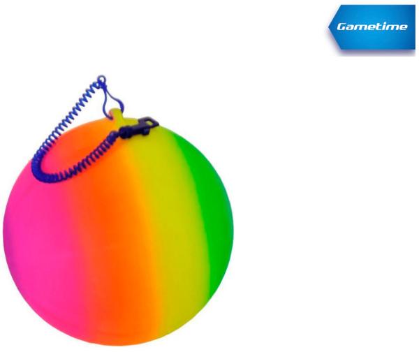 Roost spielball regenbogen 21cm 720547 mit kordel - Roost-720547-8713219444221