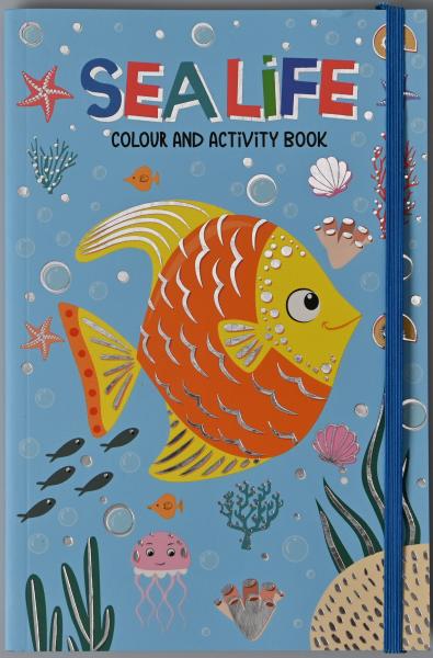 Roost activity-buch sea life b070 assortiert 21x14cm - Roost-b070-8711851070105
