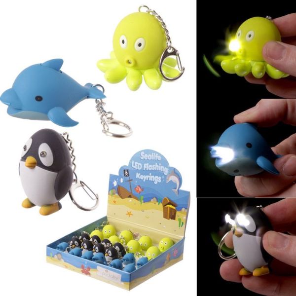 Roost led schlüsselanhänger key19 meerestiere, ass. - Roost-key19-5055071692581