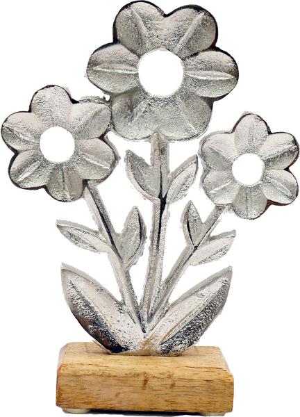 Roost blume auf holz grundlage or6482 16x12cm - Roost-or6482-5024418536086