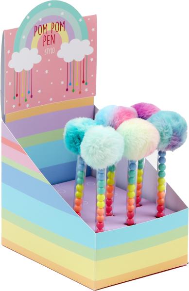 Roost kugelschreiber st7254 beads pompom - Roost-st7254-5024418510697