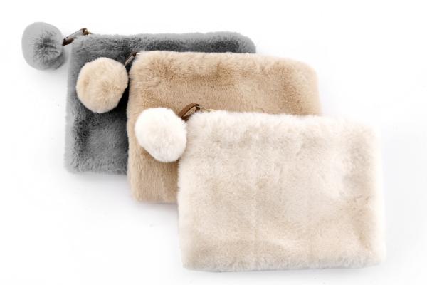 Roost schminktasche flauschig tx1303 23x16cm ass. - Roost-tx1303-5024418418832