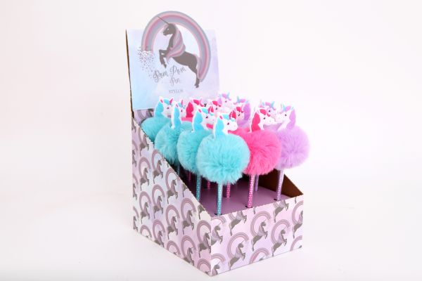 Roost kugelschreiber un0153 einhorn pompom - Roost-un0153-5024418212126