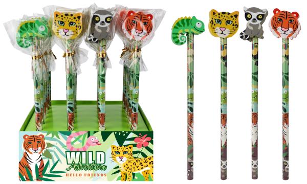 Roost bleistift wild ware-001 4 ass. - Roost-ware-001-7612532054302