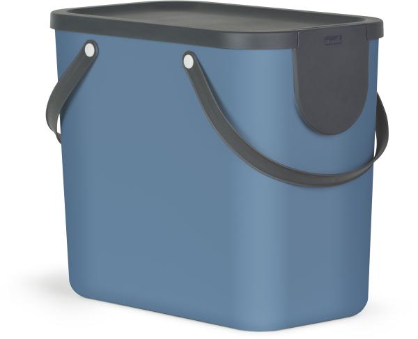 Rotho recyclingbox albula 25lt 1024906161 horizon blue 180x332x180mm - Rotho-1024906161-7610859202468