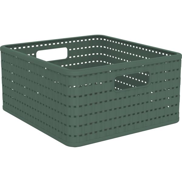 Rotho korb country 14lt 1116805151pc deep forest grün 328×300×160mm - Rotho-1116805151pc-7610859262219