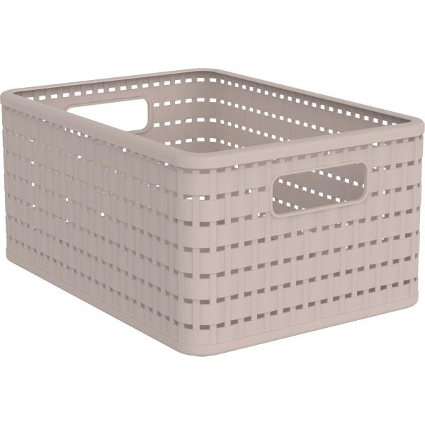 Rotho korb country 11lt 1116903071pc meadow rosa 328×238×160mm - Rotho-1116903071pc-7610859262172