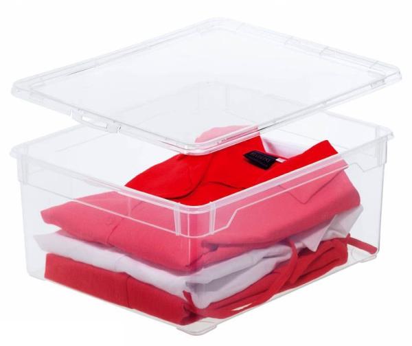 Rotho clear box 1708400096 18l 40x33.5x17cm transparent - Rotho-1708400096-7610859071477