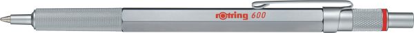 Rotring kugelschreiber 600 m 2032578 silber - Rotring-2032578-4895151500044