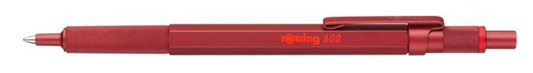 Rotring kugelschreiber 600 m 2114261 rot metallic - Rotring-2114261-3026981142611