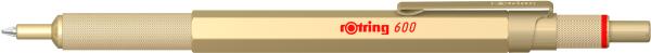 Rotring kugelschreiber m 2183911 600 metallic gold schwarz - Rotring-2183911-3026981839115