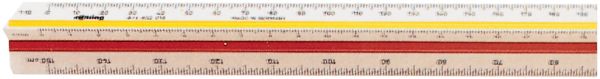 Rotring massstab 30cm s0220481 weiss/farbig - Rotring-s0220481-4006856802207