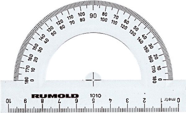 Rumold schulwinkelmesser 10cm 1010 180° - Rumold-1010-4012108000703