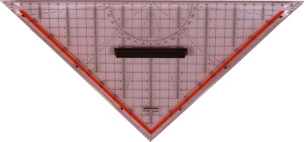 Rumold zeichendreieck 30cm 1058 technisch farbig/transp. - Rumold-1058-4012108001601
