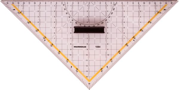 Rumold zeichendreiecke techn. 1084 plexiglas hypotenuse 325mm - Rumold-1084-4012108179508