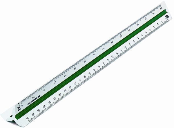 Rumold dreikant-massstab 150 30cm 150/1/30 architect 1 - Rumold-150-1-30-4012108004503