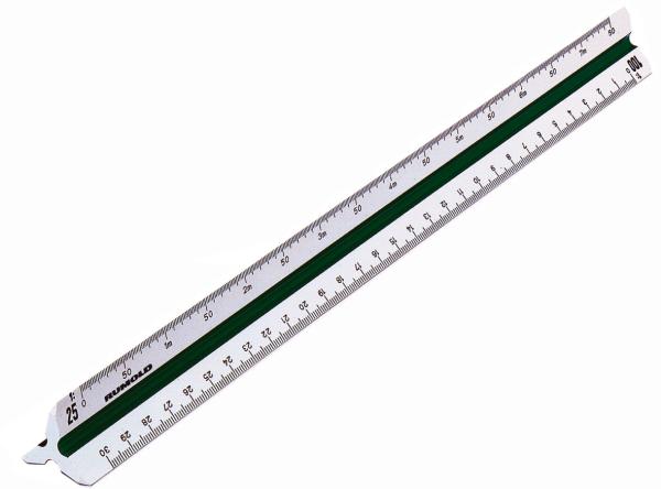 Rumold dreikant-massstab 150 30cm 150/9/30 9 maschinenbau 9 - Rumold-150-9-30-4012108004909
