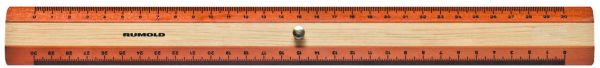 Rumold präzisionsmassstab 30cm 6mi/30 buche-/birnbaumholz, bicolor - Rumold-6mi-30-4012108171908