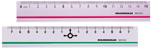 Rumold alulineal 15cm 937015 geteilt - Rumold-937015-4012108158909