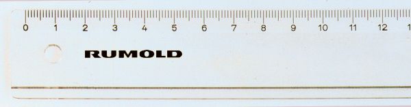 Rumold flachlineal 100cm fl47/100 transparent - Rumold-fl47-100-4012108049801