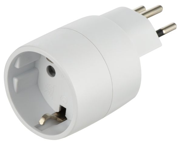 S-electro reisestecker, weiss 85.701 - S-electro-85701-7611453857016
