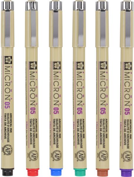 Sakura pigma micron 05 set 0.45mm poxsdk056a basic farben 6 stück - Sakura-poxsdk056a-8712079421755-02.jpg