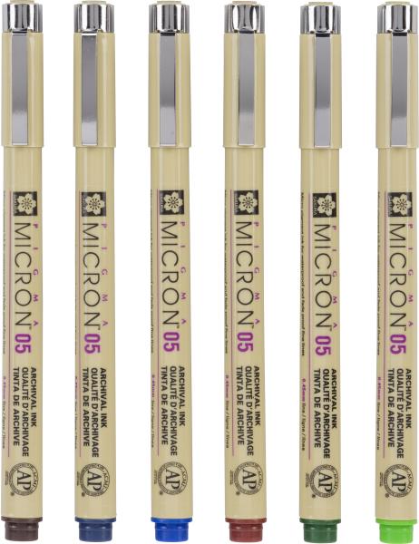 Sakura pigma micron 05 set 0.45mm poxsdk056b erdfarbtöne 6 stück - Sakura-poxsdk056b-8712079421762-02.jpg