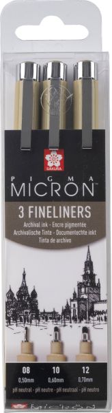 Sakura pigma micron set poxsdk3a 0,5/0,6/0,7mm 3 stück - Sakura-poxsdk3a-8712079459512