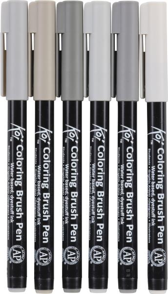 Sakura brush pen koi colouring set xbr6a urban 6 stück - Sakura-xbr6a-0084511391765-03.jpg