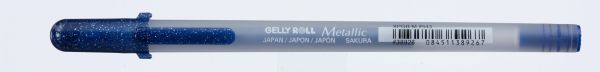 Sakura gelly roll 0.5mm xpgbm543 metallic blau schwarz - Sakura-xpgbm543-0084511389267