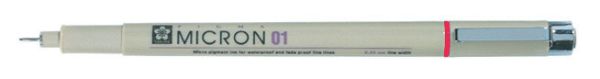 Sakura fineliner pigma micron 0,25mm xsdk0119 rot - Sakura-xsdk0119-0084511306318