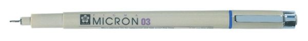 Sakura fineliner pigma micron 0,35mm xsdk0336 blau - Sakura-xsdk0336-0084511306394