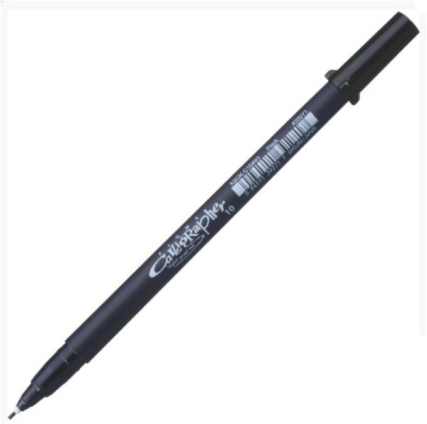 Sakura pigma calligrapher 1mm xsdkc1049 black - Sakura-xsdkc1049-0084511392717