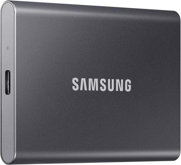 Samsung ssd portable t7 2tb mu-pc2t0t/ww usb 3.1 gen. 2 titan grey - Samsung-mu-pc2t0t-ww-8806090312380