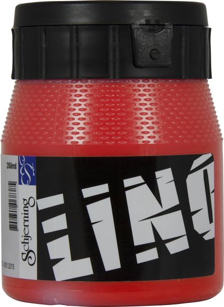 Schjerning linoldruckfarbe 250ml 53161 rot 6415 - Schjerning-53161-5708848057303