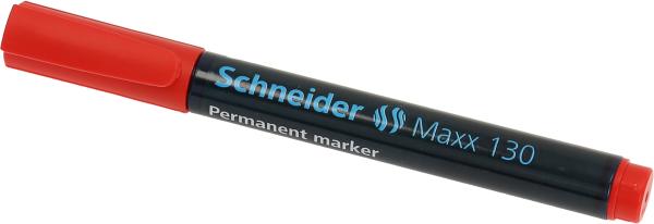 Schneider permanent marker maxx 130 000069-02 rot, rundspitze - Schneider-000069-02-4004675006400
