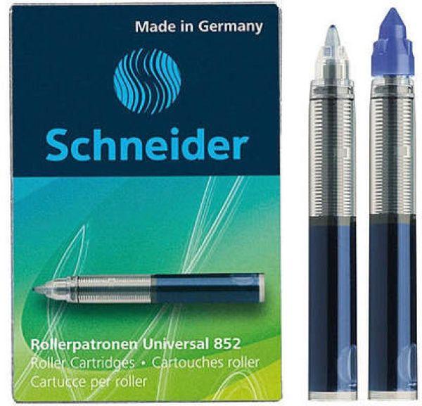 Schneider tintenpatrone breeze 0,3mm 185203 blau, löschbar 5 stück - Schneider-185203-4004675081995