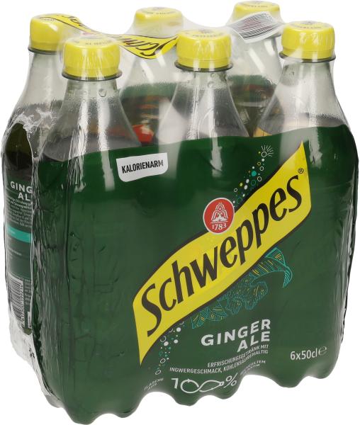Schweppes ginger ale pet 2368 50 cl, 6 stk. - Schweppes-2368-7617500199221-02.jpg