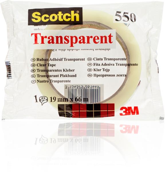 Scotch tape 550 19mmx66m 5501966k transparent, reissfest - Scotch-5501966k-3134375261449-02.jpg