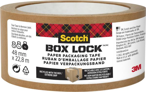 Scotch verpackungsband 48mmx22.8m 785023ef8gc papier - Scotch-785023ef8gc-0076308410247
