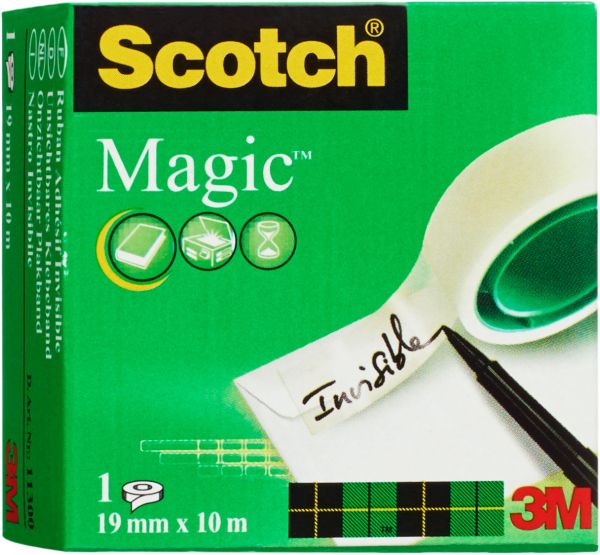 Scotch magic tape 810 19mmx10m 8101910k unsichtbar, beschriftbar - Scotch-8101910k-3134375267304