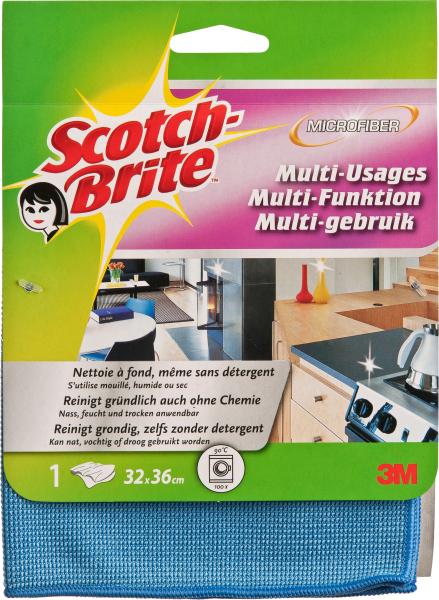Scotch-brite mikrofasertuch w810 farbig ass. - Scotch-brite-w810-4001895822469