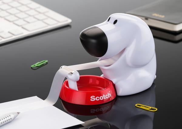 Scotch dispenser hund weiss c31 inkl.1 rol.magic 810 19mmx7.5m - Scotch-c31-4046719743193-04.jpg