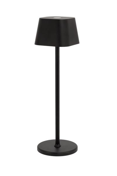 Securit tischleuchte georgina lp-ge-bl schwarz, akku, dimmbar - Securit-lp-ge-bl-8720663160553