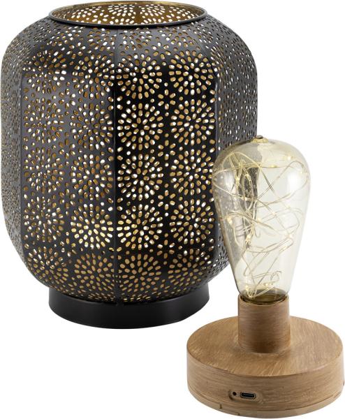 Securit dekoleuchte marrakech lp-ma-bl schwarz/gold, akku, dimmbar - Securit-lp-ma-bl-8720663161062-03.jpg