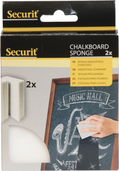 Securit reinigungsschwamm magic sponge-2 2 stück 2.5x6x10.5cm - Securit-sponge-2-8718226498540