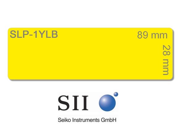 Seiko adress-etiketten 28x89mm slp-1ylb gelb 2x130 stk. - Seiko-slp-1ylb-0020963410111