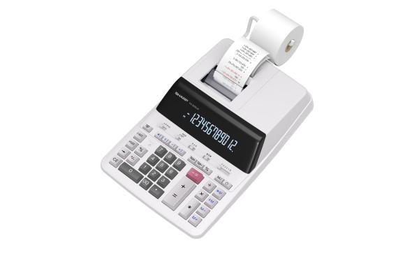 Sharp tischrechner strom cs2635lw grau 12-stellig - Sharp-cs2635lw-4550556171946