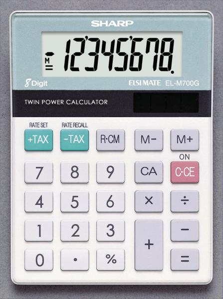 Sharp tischrechner m700g glastop design - Sharp-m700g-4974019023717