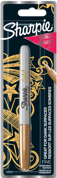 Sharpie fine metallic 1mm 1986003 gold - Sharpie-1986003-3501179860039